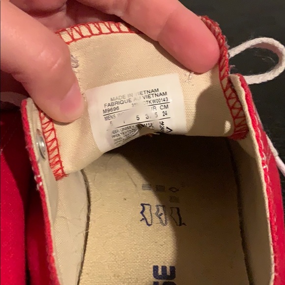 Red Converse - Picture 4 of 5